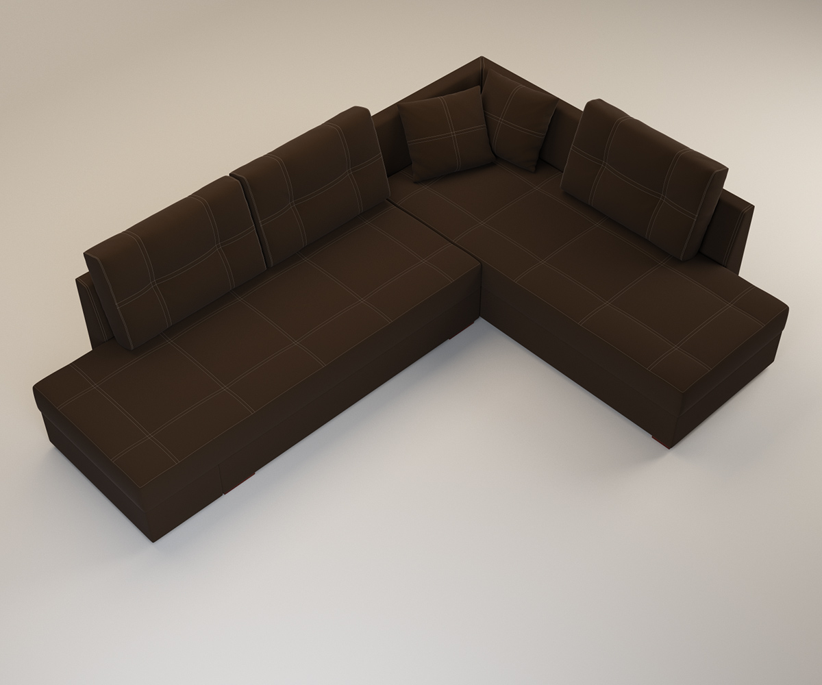 Product Visualization. 3D modeling of furniture.